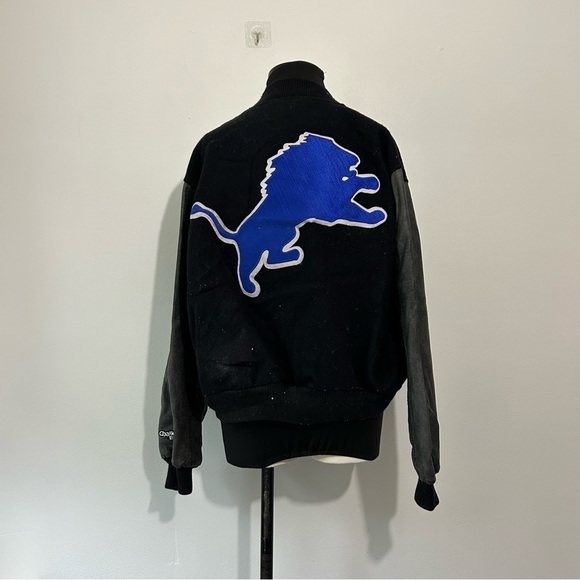 Vintage 90s, Detroit Lions football coat jacket, size large